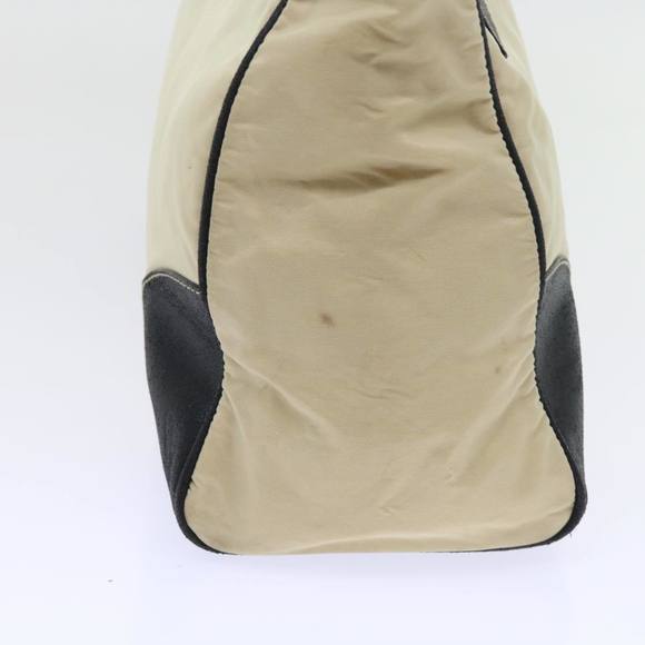 PRADA Tote Bag Nylon Beige Auth ar10404 - Picture 5 of 16